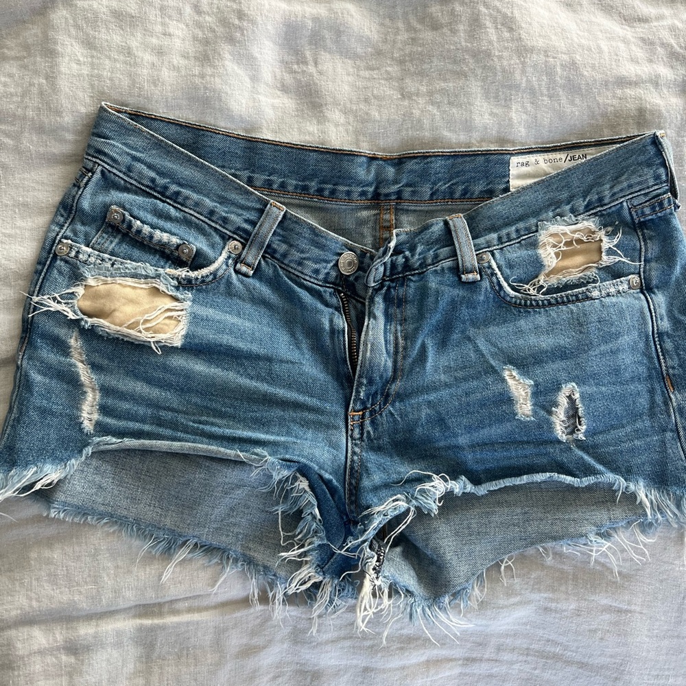 rag & bone distressed shorts